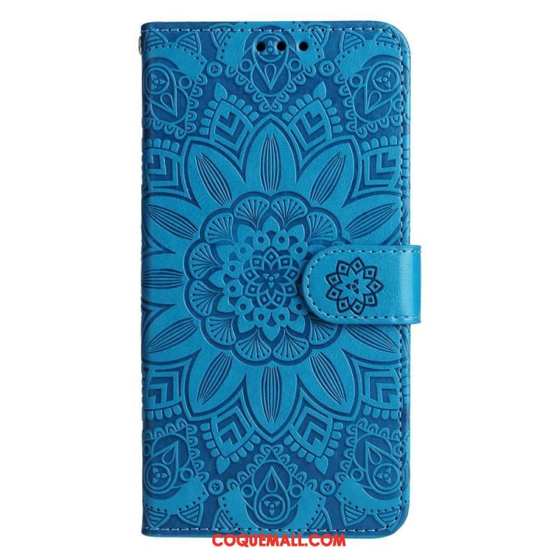 Housse Xiaomi 13 Pro Mandala Soleil avec Lanière