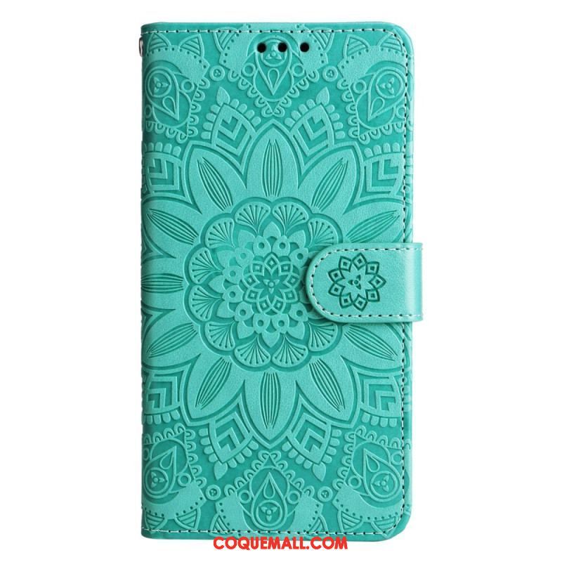 Housse Xiaomi 13 Pro Mandala Soleil avec Lanière