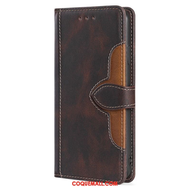 Housse Xiaomi 13 Simili Cuir Bicolore Stylish