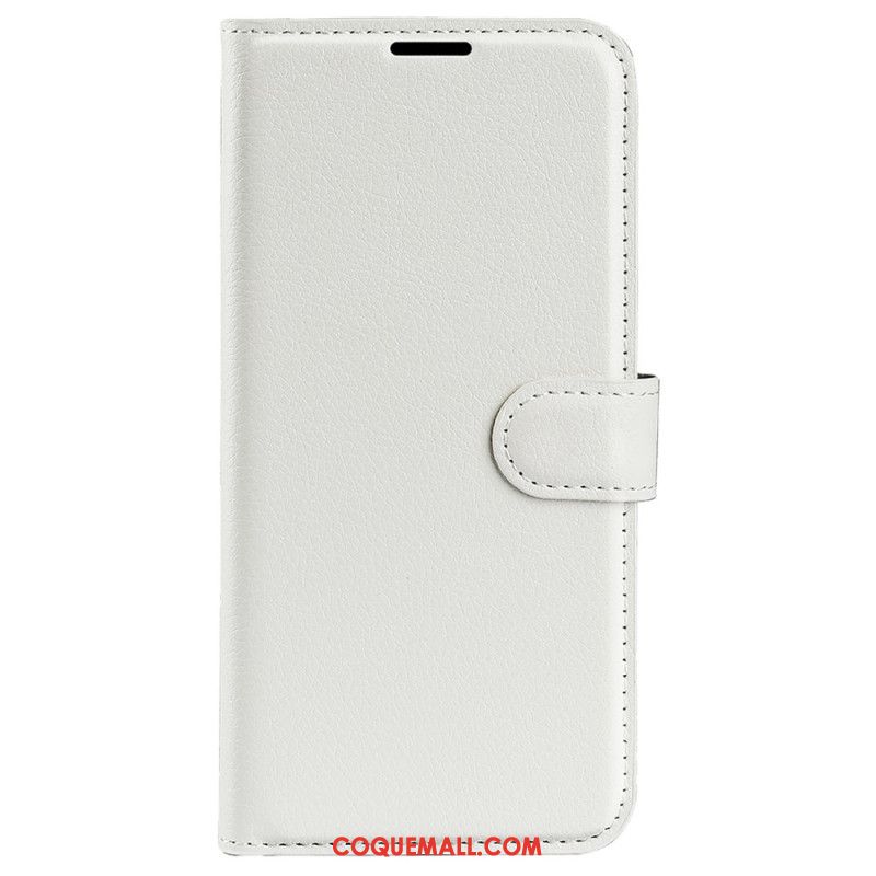 Housse Xiaomi 14 Simili Cuir Litchi Classique