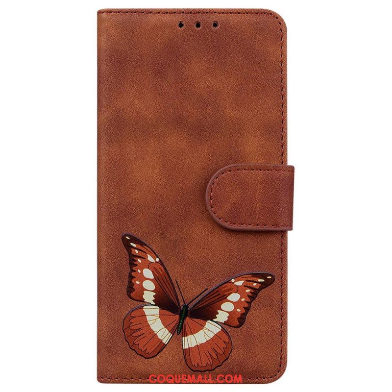 Housse Xiaomi 14T Pro Effet Daim Papillon