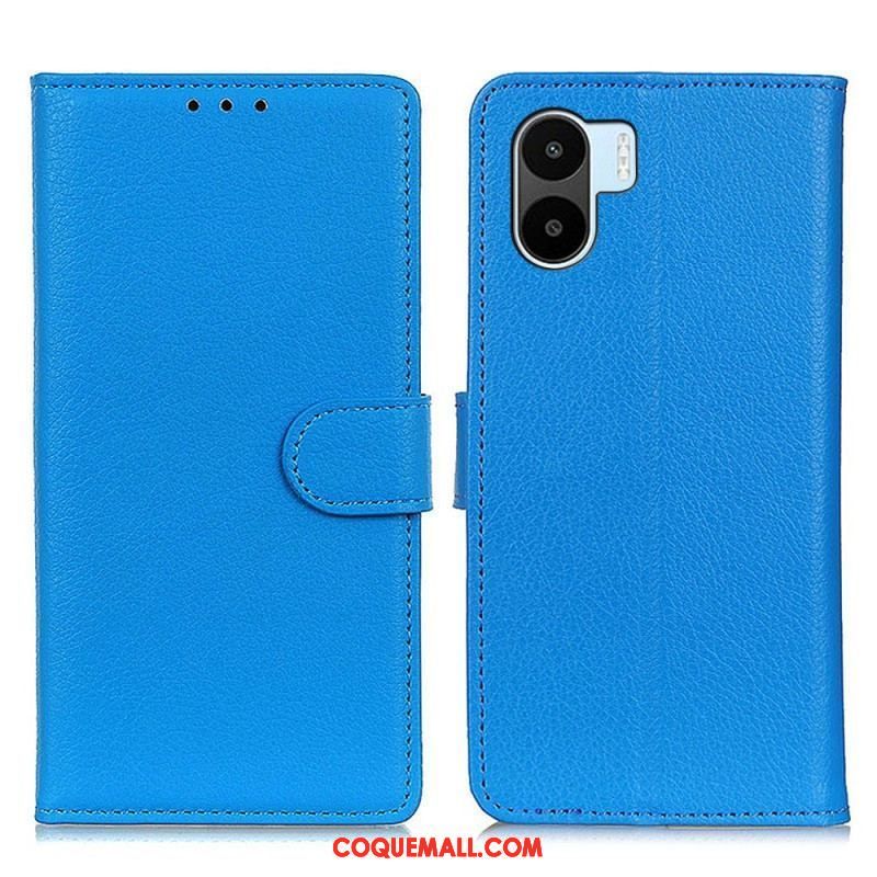 Housse Xiaomi Redmi A1 Simili Cuir Litchi