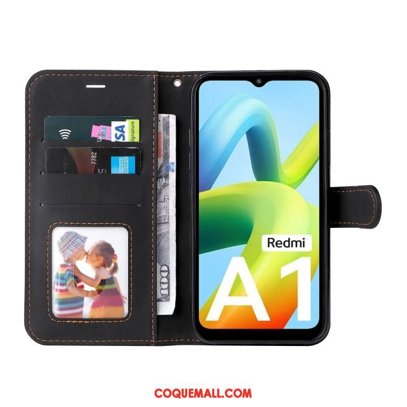 Housse Xiaomi Redmi A1 Tricolore à Lanière