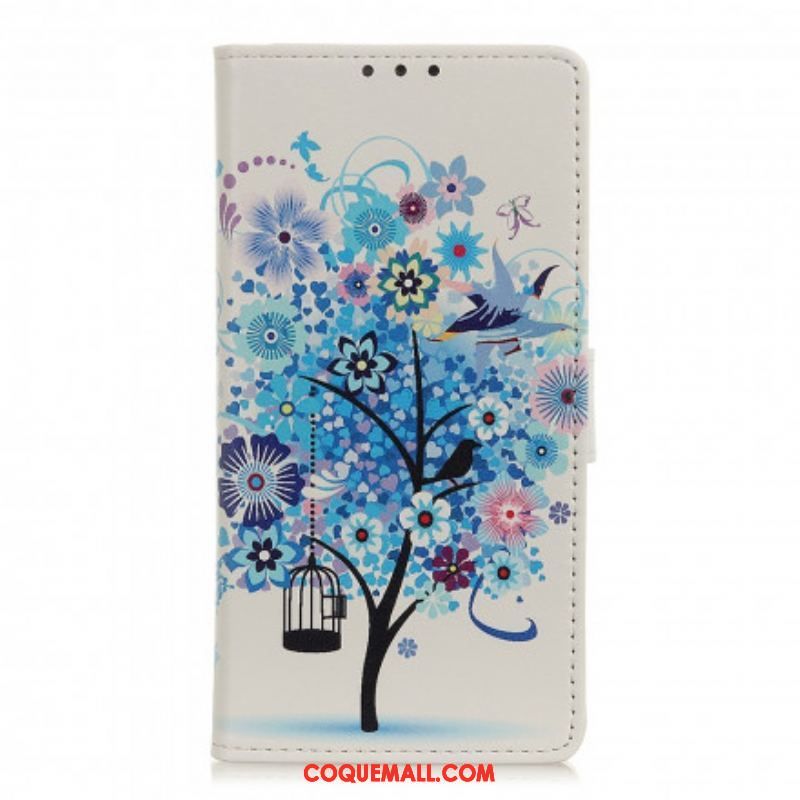 Housse Xiaomi Redmi Note 10/10S/Poco M5s Arbre Fleuri
