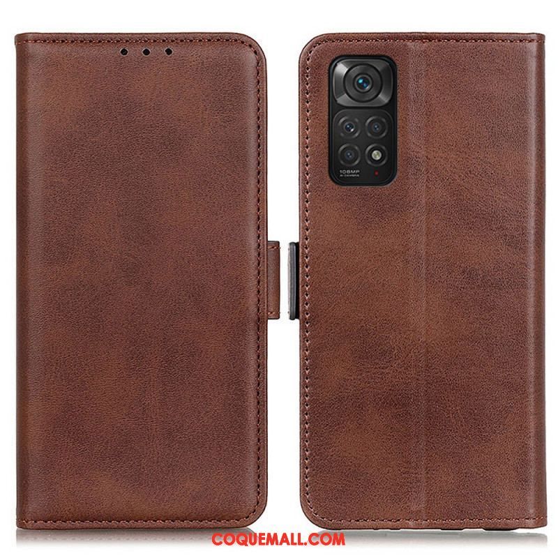 Housse Xiaomi Redmi Note 11 / 11s Double Rabat