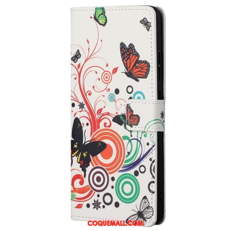 Housse Xiaomi Redmi Note 11 Pro / Note 11 Pro 5G Papillons et Fleurs