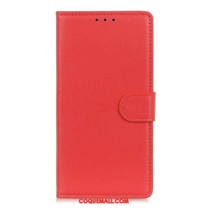 Housse Xiaomi Redmi Note 11 Pro / Note 11 Pro 5G Simili Cuir Litchi Traditionnel