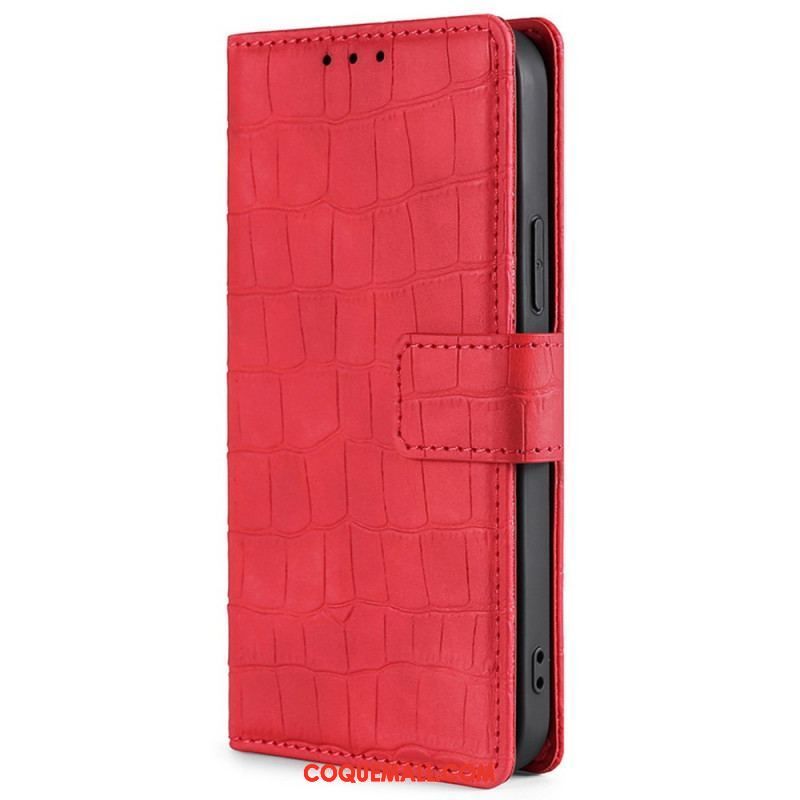 Housse Xiaomi Redmi Note 11 Pro / Note 11 Pro 5G Skin-Touch Crocodile