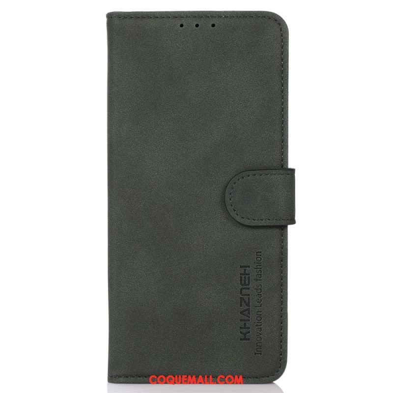 Housse Xiaomi Redmi Note 12 4G Effet Cuir KHAZNEH