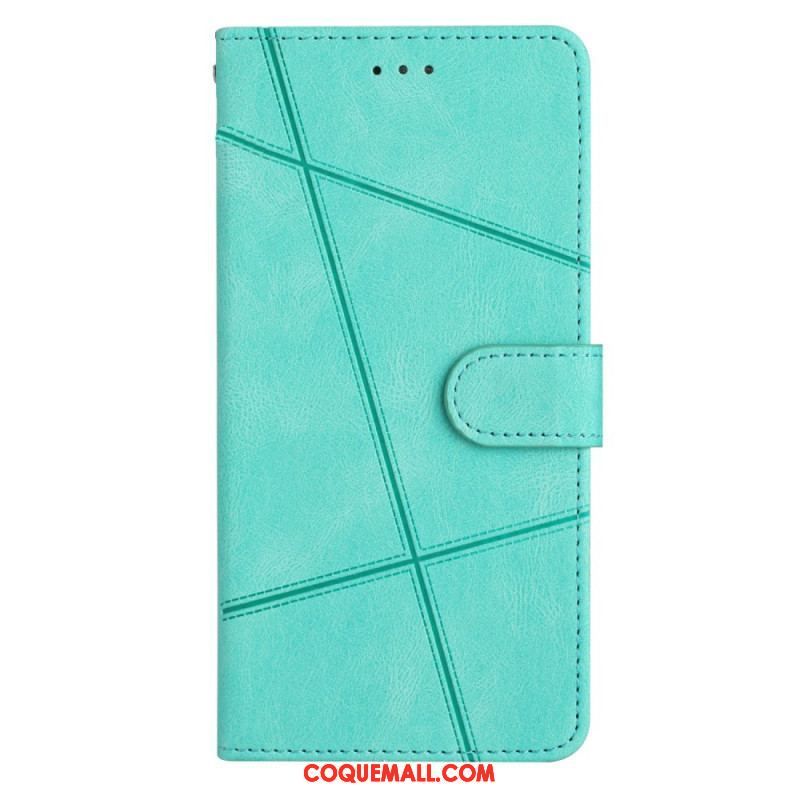 Housse Xiaomi Redmi Note 12 4G Géométrique à Lanière