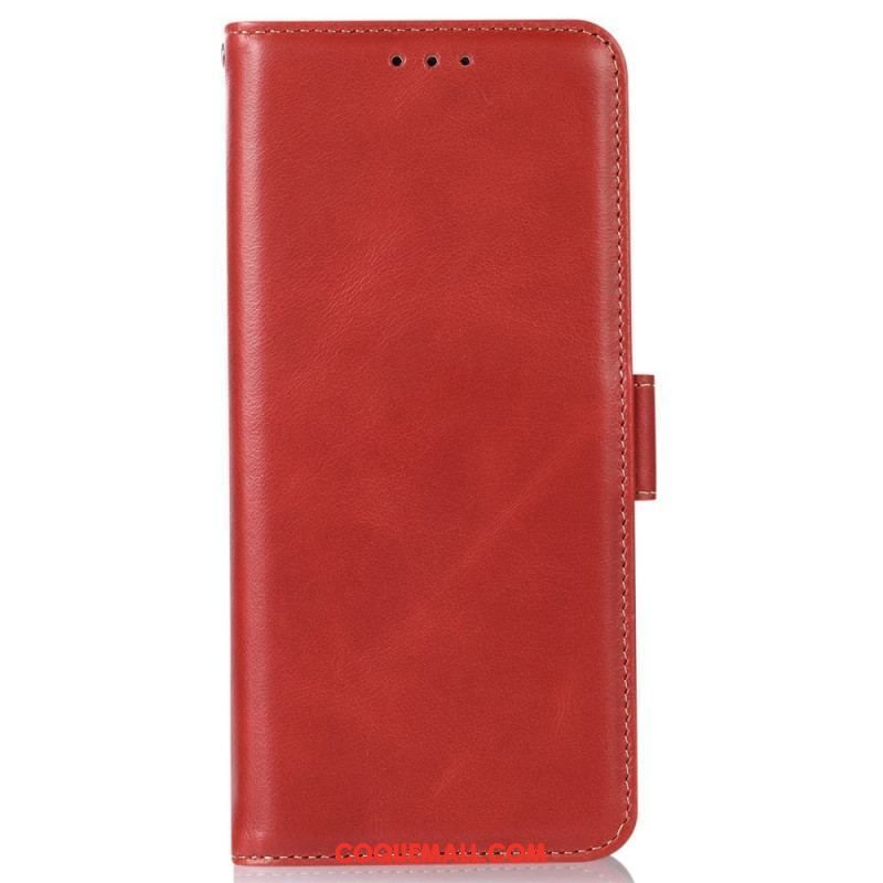 Housse Xiaomi Redmi Note 12/Poco X5 Véritable Cuir Fonction RFID