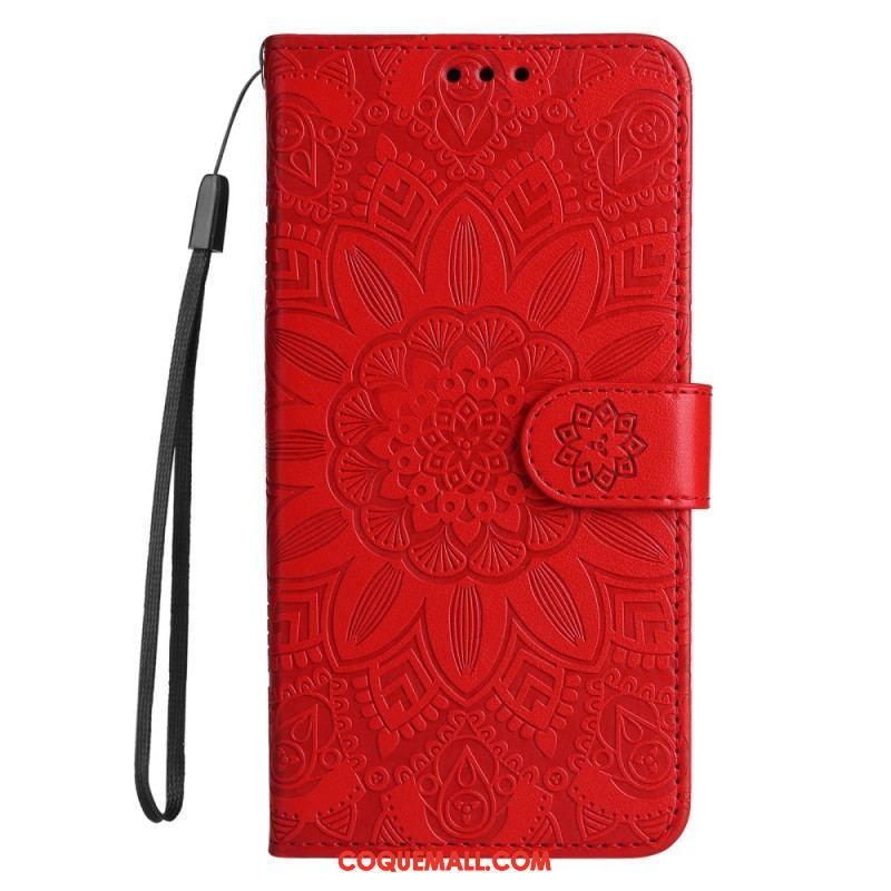 Housse Xiaomi Redmi Note 12 Pro Plus Déco Mandala à Lanière