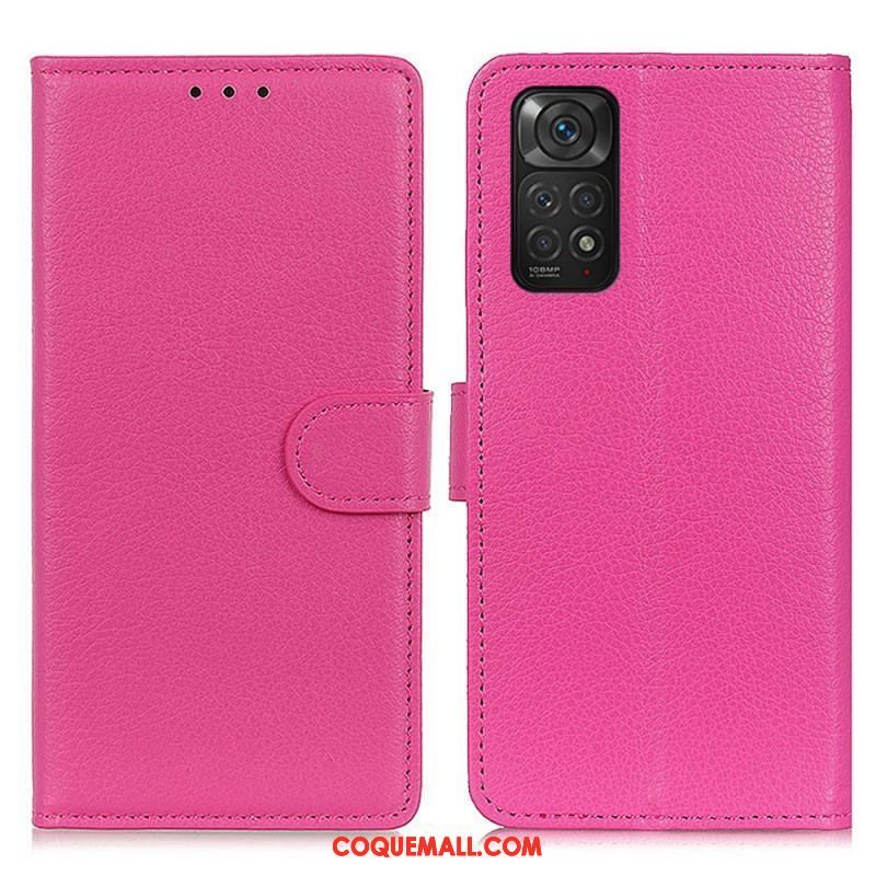 Housse Xiaomi Redmi note 11 / 11s Traditionnellement Litchi