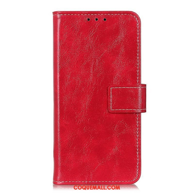 Housse iPhone 13 Mini Brillante et Coutures Apparentes