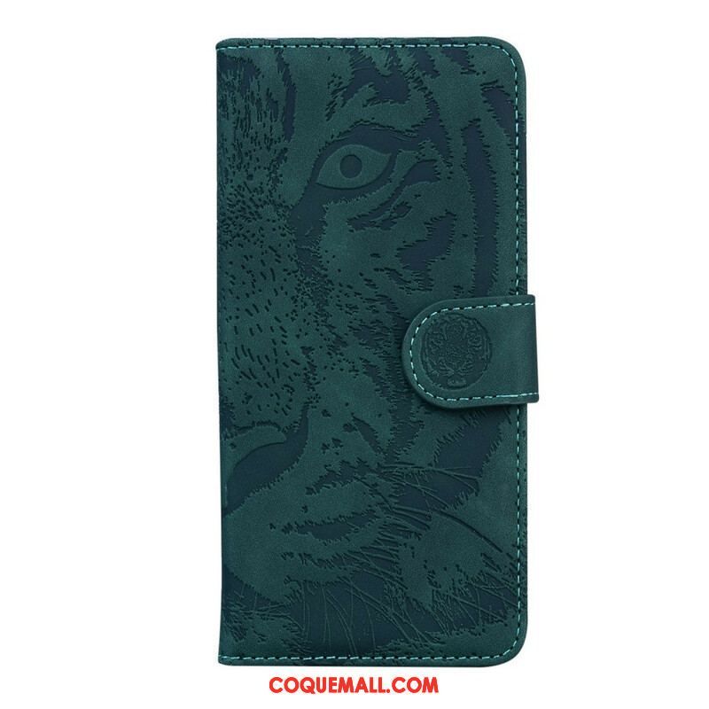 Housse iPhone 13 Mini Empreinte Face de Tigre