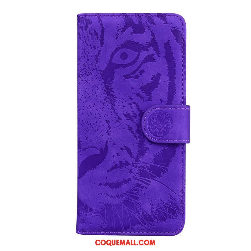 Housse iPhone 13 Mini Empreinte Face de Tigre