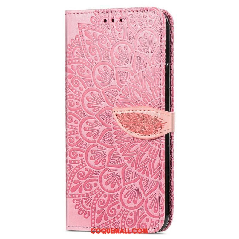 Housse iPhone 13 Mini Feuilles Tribales