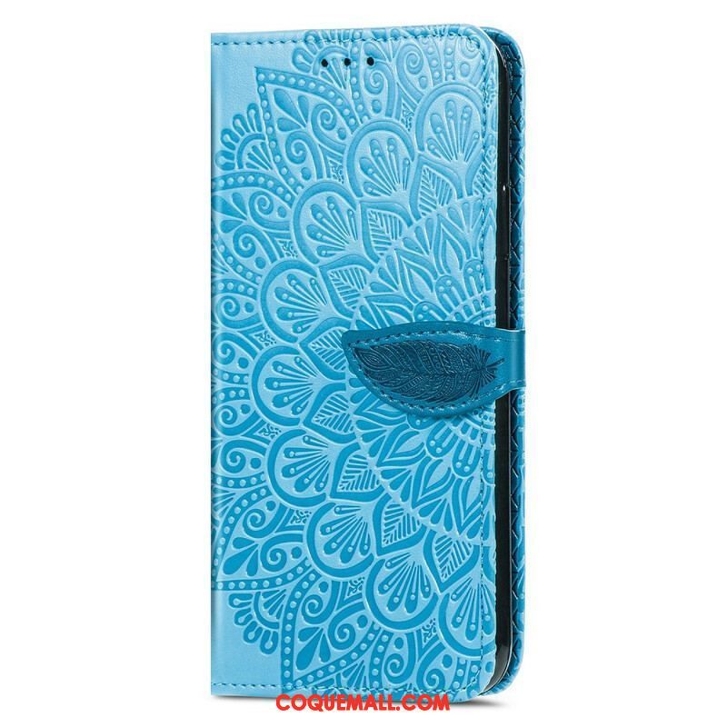 Housse iPhone 13 Mini Feuilles Tribales