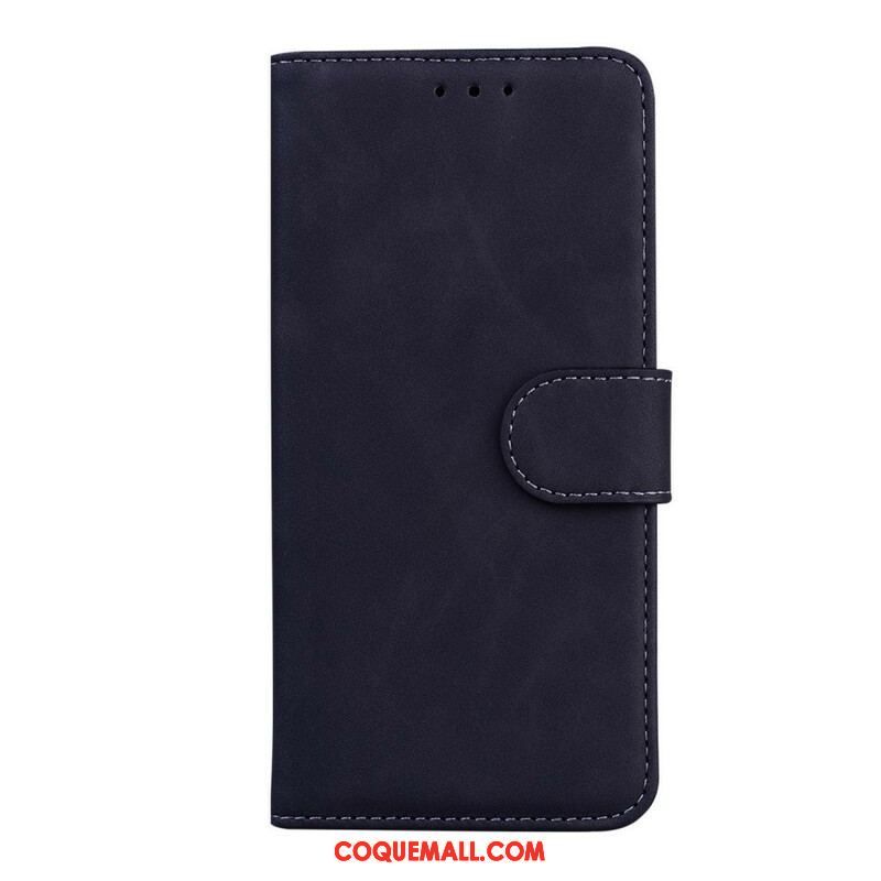 Housse iPhone 13 Pro Style Cuir Couture