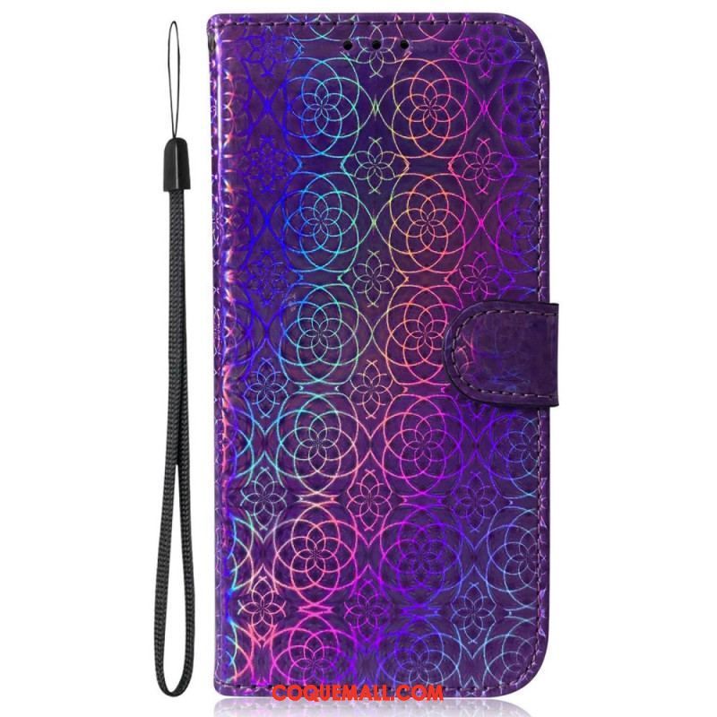 Housse iPhone 14 Plus Motif Stylé à Lanière