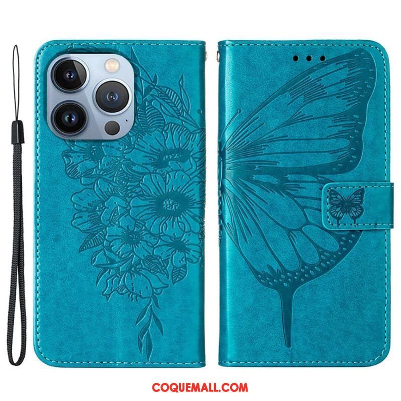 Housse iPhone 14 Plus Papillon Design