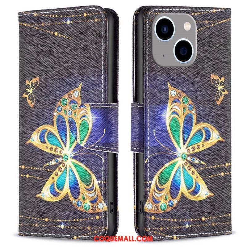 Housse iPhone 14 Plus Papillons du Monde