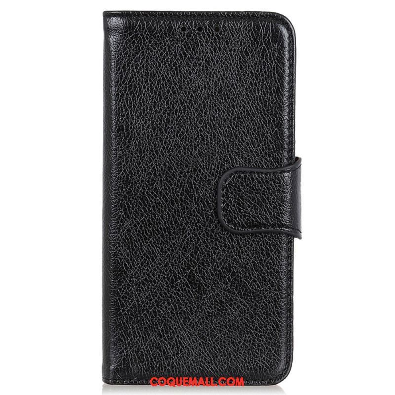 Housse iPhone 14 Pro Cuir Nappa Fendu