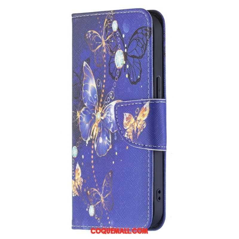 Housse iPhone 15 Papillons de Nuit