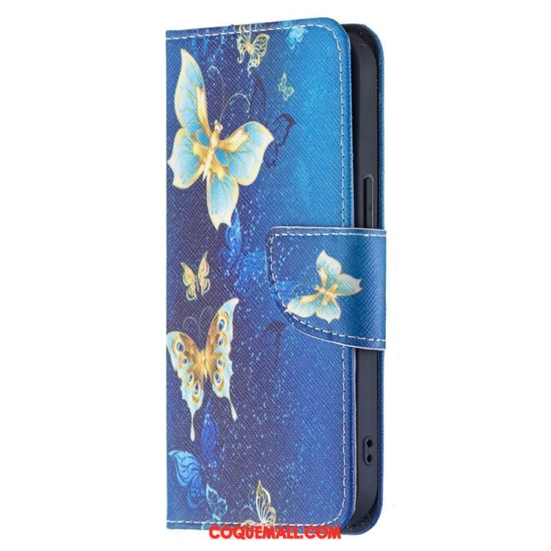 Housse iPhone 15 Papillons de Nuit