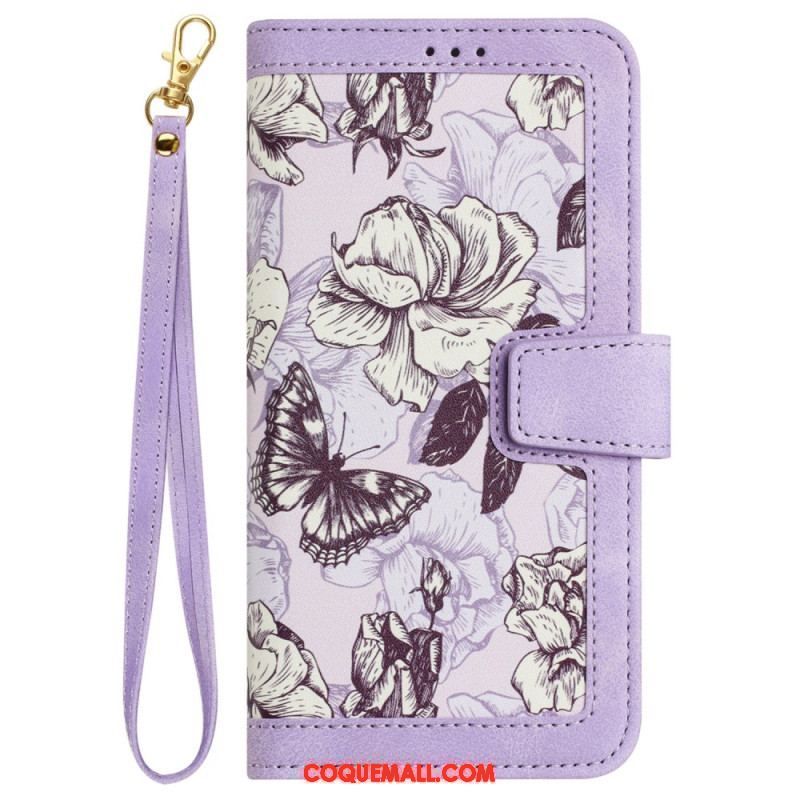 Housse iPhone 15 Pro Max Luxury Flowers