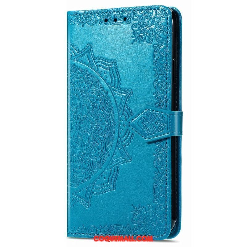 Housse iPhone 15 Pro Max Mandala Baroque à Lanière