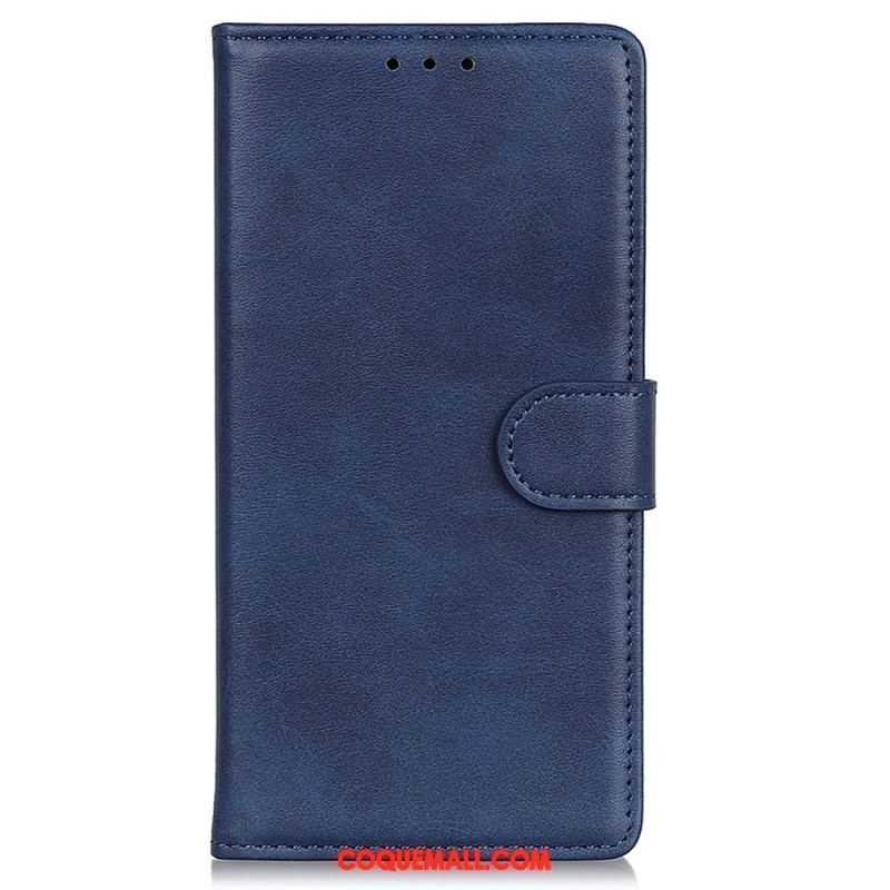 Housse iPhone 15 Simili Cuir Mat