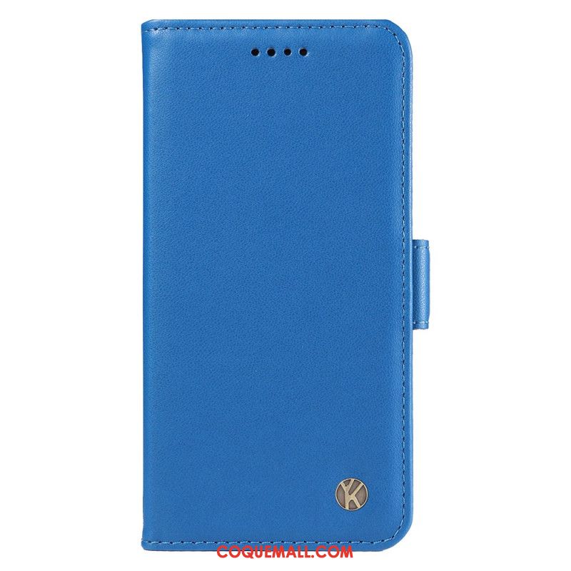 Housse iPhone 16 Plus Simili Cuir YIKATU