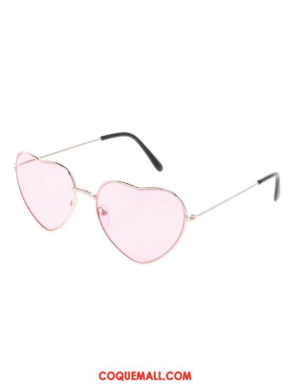 Lunettes De Soleil Femme Doux Charmant Amour, Lunettes De Soleil En Forme De Coeur Authentique