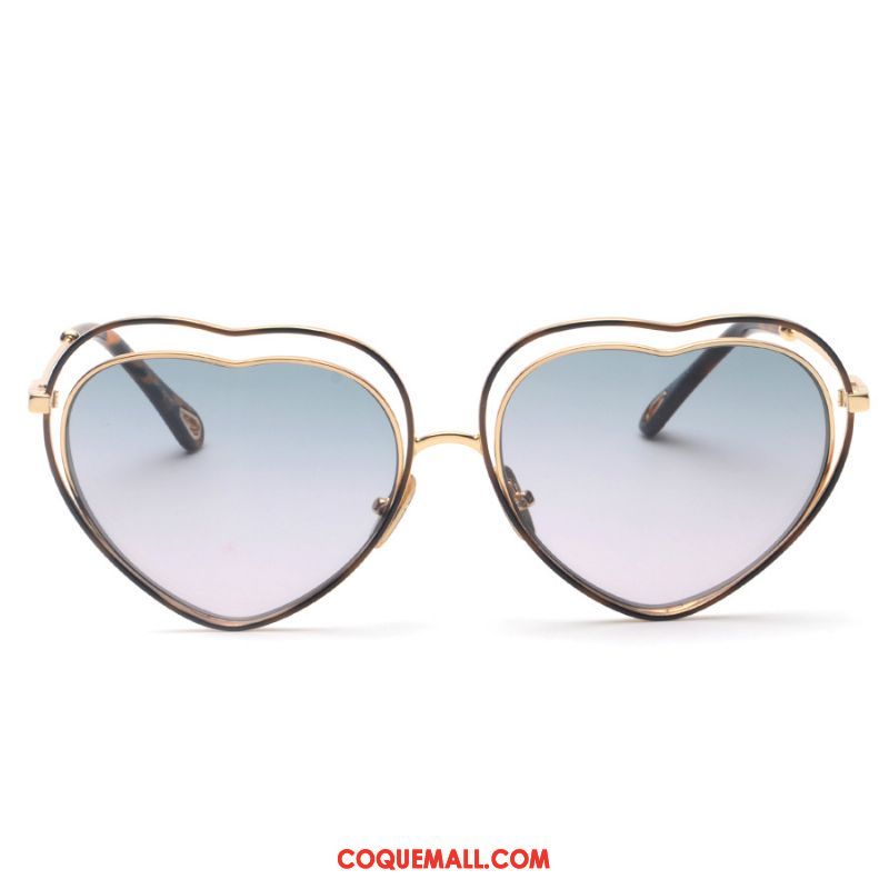 Lunettes De Soleil Femme Le Nouveau En Forme De Coeur Tendance, Lunettes De Soleil Cœur Gros