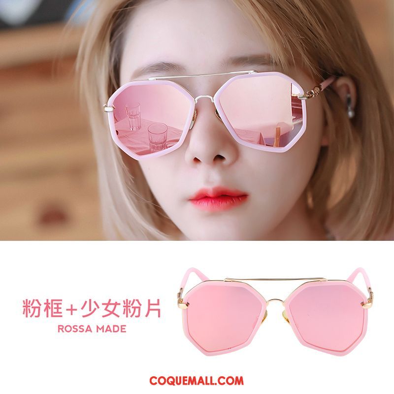 Lunettes De Soleil Femme Rose Polarisant Tendance, Lunettes De Soleil Réseau Gros