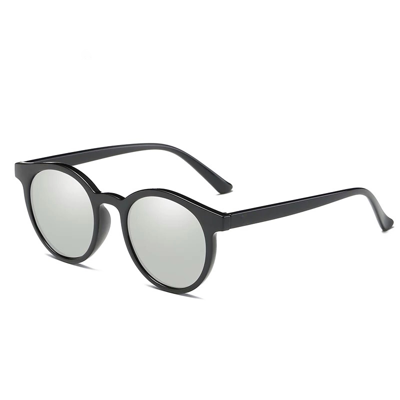 Lunettes De Soleil Femme Rétro Noir Gros, Lunettes De Soleil Blanc Petit Beige