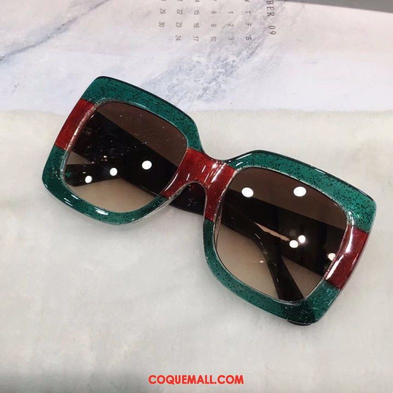 Lunettes De Soleil Femme Tendance Rouge Mode, Lunettes De Soleil Europe Gros