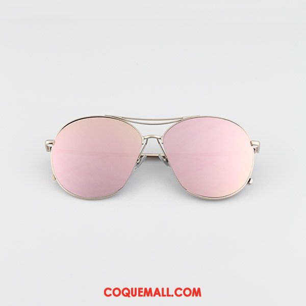 Lunettes De Soleil Homme Argenté Transparent Plage, Lunettes De Soleil Rose Tendance