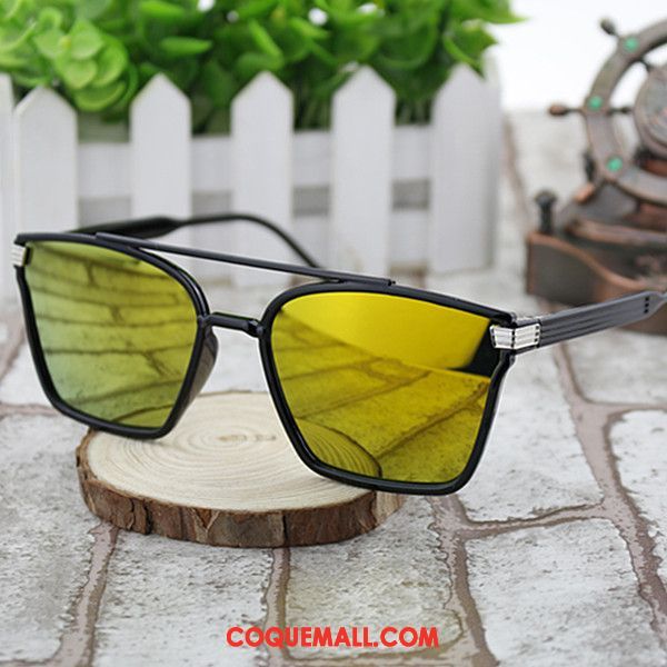 Lunettes De Soleil Homme Carré Chauffeur Personnalité, Lunettes De Soleil Le Nouveau Conduire