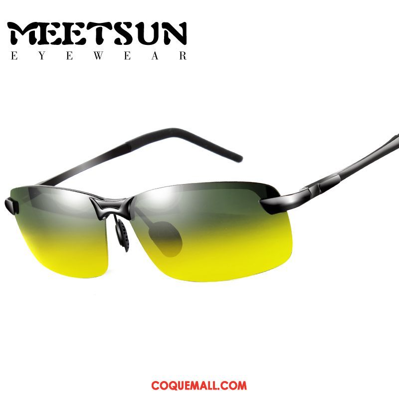 Lunettes De Soleil Homme Chauffeur Conduire Vision Nocturne, Lunettes De Soleil Multifonctions Conduire