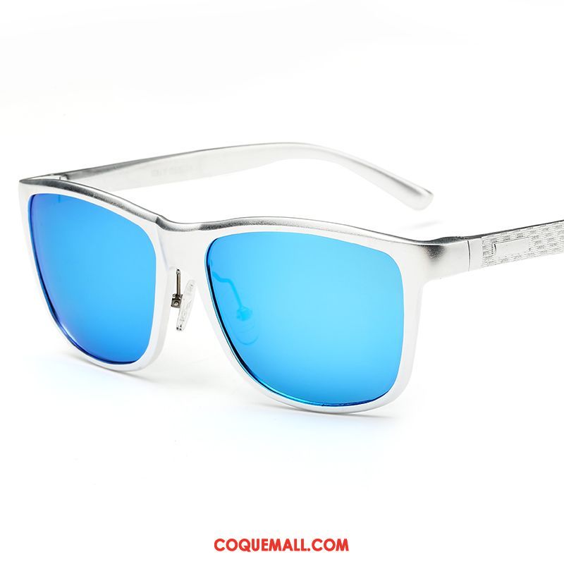 Lunettes De Soleil Homme Magnésium D'aluminium Célébrité Le Nouveau, Lunettes De Soleil Tendance Visage Rond