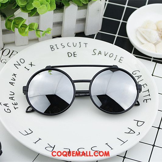 Lunettes De Soleil Homme Rond Anti-uv Rétro, Lunettes De Soleil Tendance Femme