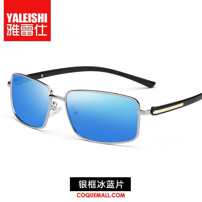 Lunettes De Soleil Homme Tendance Longue Conduire, Lunettes De Soleil Carré Chauffeur
