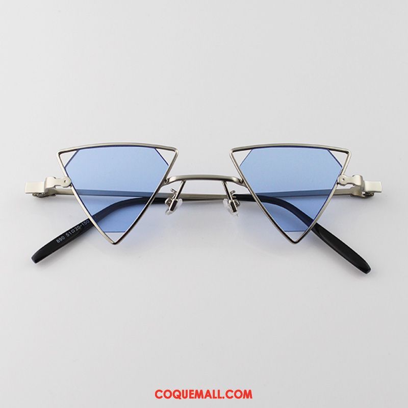 Lunettes De Soleil Homme Tendance Modèles Féminins Personnalité, Lunettes De Soleil Métal Rétro