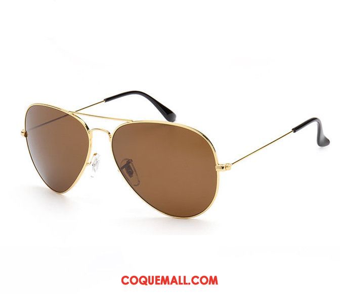 Lunettes De Soleil Homme Verre Trempé Tendance Femme, Lunettes De Soleil Aviateur