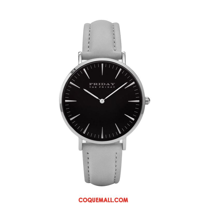 Montre Homme Amoureux Étanche Simple, Montre Authentique Montre À Quartz