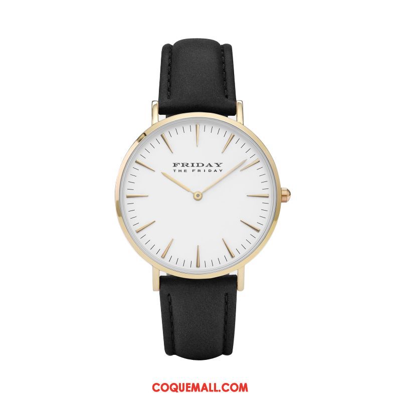 Montre Homme Amoureux Étanche Simple, Montre Authentique Montre À Quartz