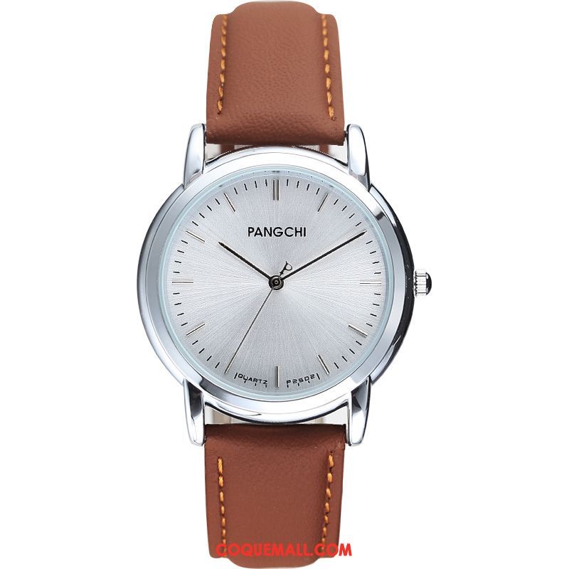 Montre Homme Loisir Étudiant Femme, Montre Montre À Bracelet Noir
