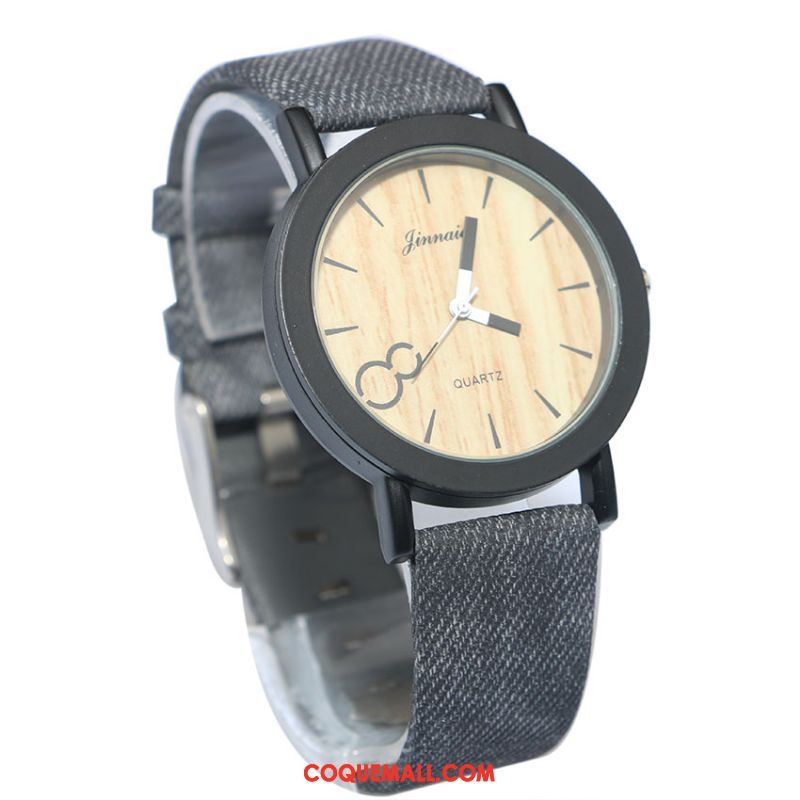 Montre Homme Mode Amoureux Tendance, Montre Simple Étudiant Braun